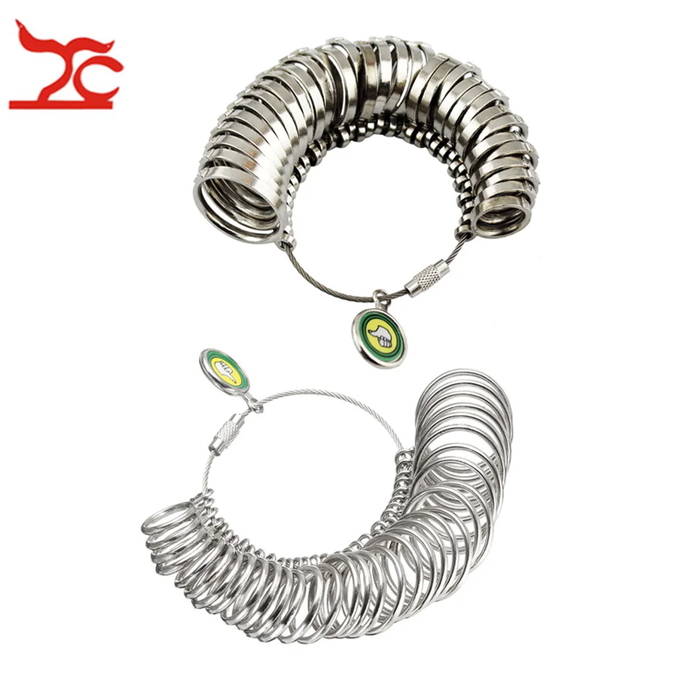 

Useful Metal Finger Ring Sizer Measure Gauge HK Standard Jewelry Tool 1-33 Different Sizes Ring Measuring Tool