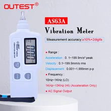 OUTEST цифровые виброметры Виброметр прибор измеряет ручной анализатор тестер анализатор датчик вибрации ручка AS63A