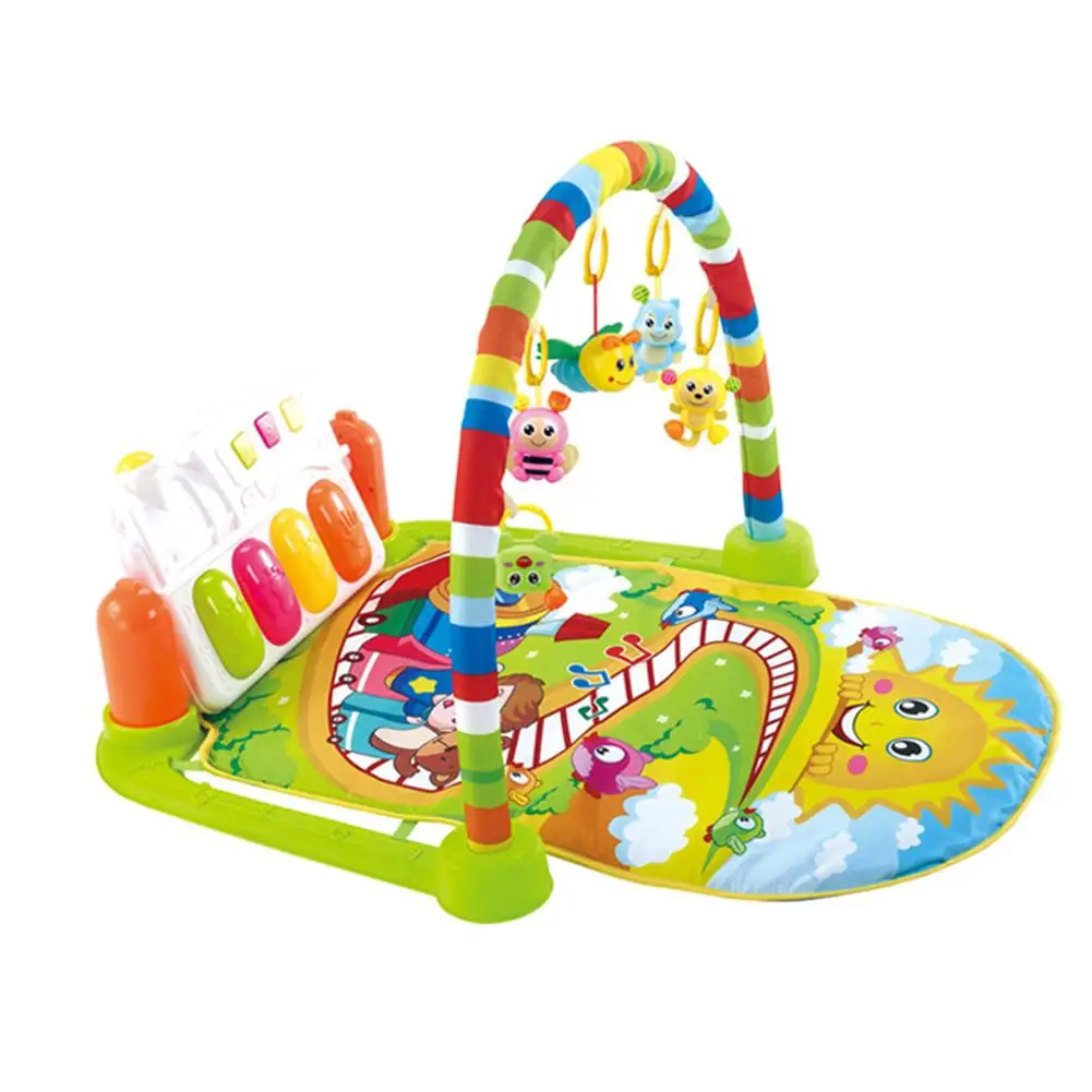 Pedal do Piano da Música Infantil do Bebê Rack de Aptidão da Ginástica do Bebê Brinquedos do Bebê para Crianças Crawling Mat 4 Cheap Academia de bebê