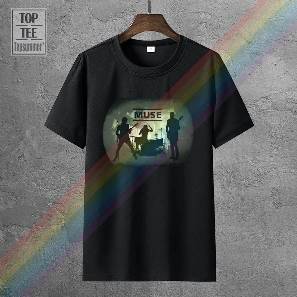 

Brand T Shirt Men 2018 Fashion Round Neck Muse Unisex Adult'S Silhouette T Shirtsummer T Shirt