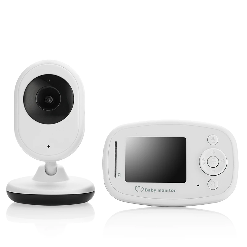 

White SP820 2.4-inch LCD 2.4GHz Baby Wireless Surveillance Camera(UK plug)