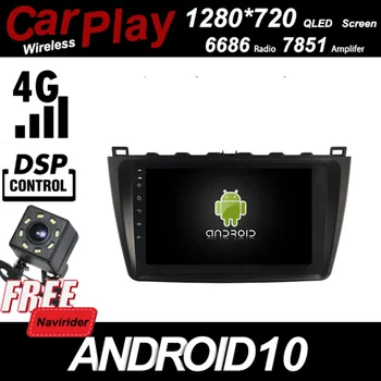 

Qled 1280*720 Screen Car Android 10.0 Player for MAZDA 6 2008 2013 stereo Automotive Carplay Bluetooth GPS Radio Head Unit