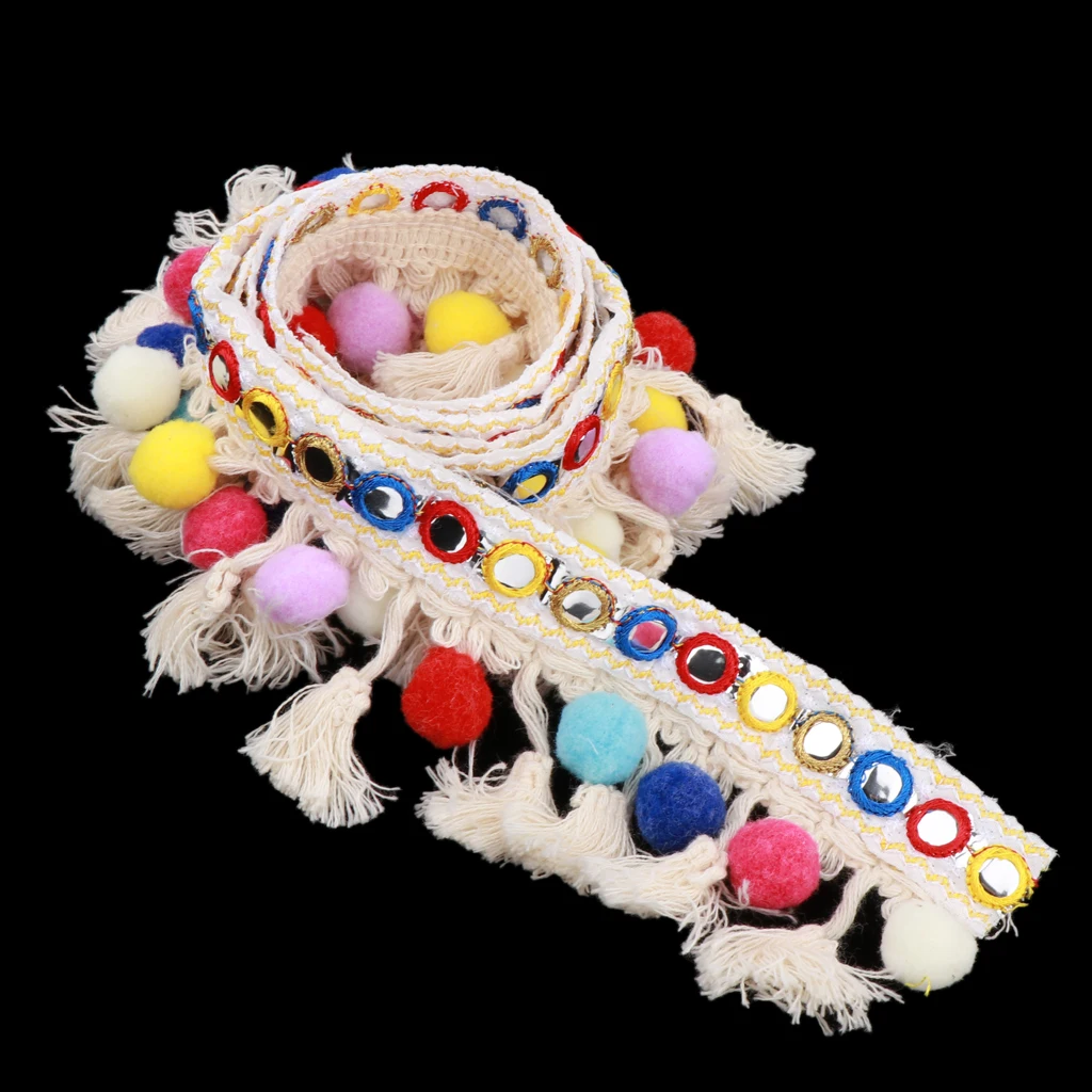 1 Yard Polyester Fringe Edge Trim Ribbon Wedding Applique DIY Sewing Crafts