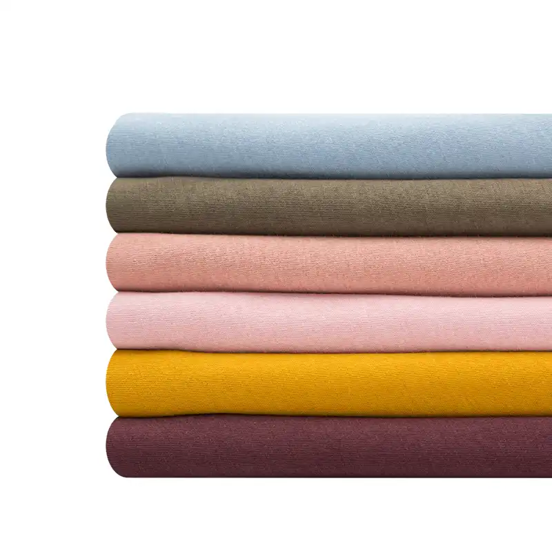 good quality thick cotton polyester fabric fleece fabric for