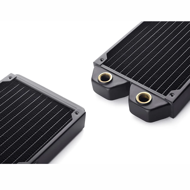 Bitspower Touchaqua G1/" 120 мм медный радиатор 12 см Радиатор Черный, 153,5x120x27 мм