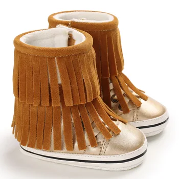 

Factory direct wholesale baby shoes new winter models 0-1 year old female baby shoes baby comfortable shoes soft bottom toddler