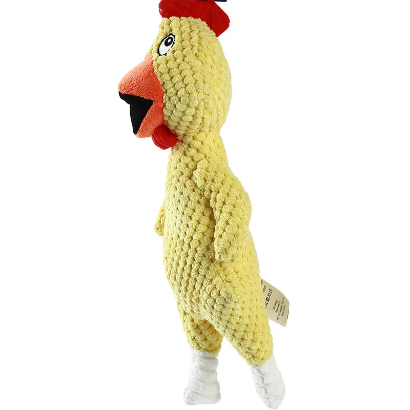 Pet Dog Plush Toy Non-Toxic Animal Chicken Spoof Bite Toy Interactive Training Dog Plush Toys