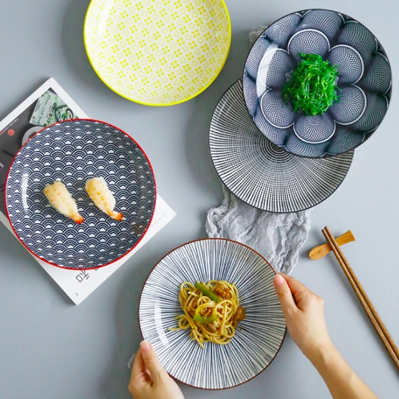 Тарелка для салата обеденное блюдо тарелки завтрака в скандинавском стиле