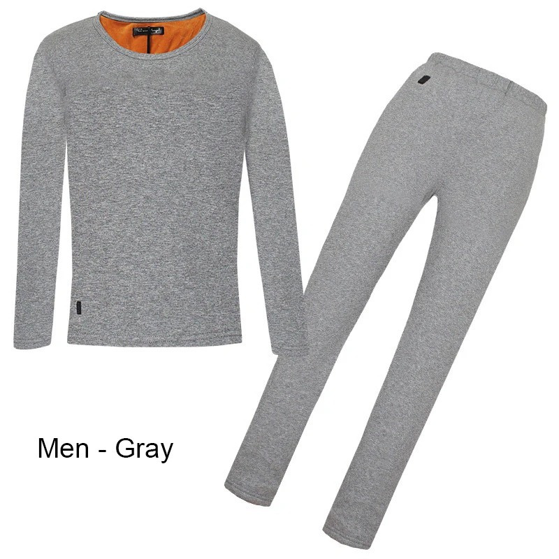 ZYNNEVA New Men Heating Skiing Underwear Set Long Sleeves Thermal Coats Carbon Fiber Lining Heated Shirts Winter Pants GC4101