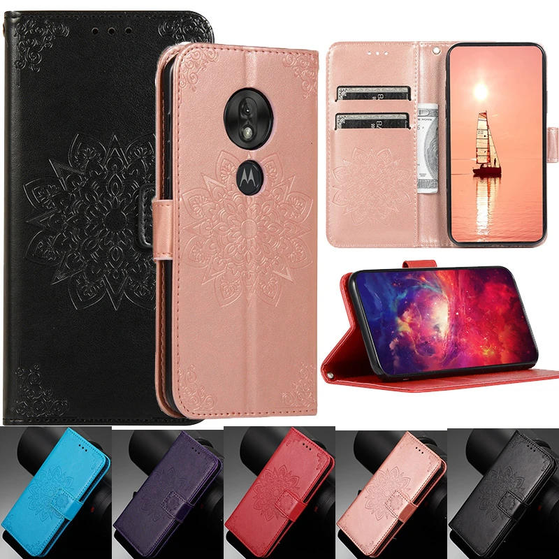 

Luxury Leather Wallet Case For Motorola Moto G7 Play Cases EU US Magnetic Flip Cover For Moto G7 Power Phone Bags Card Slot Book