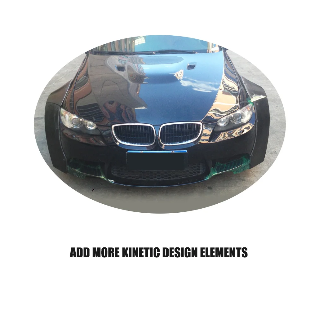 10 шт./компл. большие Чехлы для крыльев BMW E92 M3 2008 2012|for bmw|fender flare wheelfender flares |