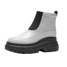 Прогулочные кроссовки для женщин; Водонепроницаемая нескользящая обувь; коллекция года; сезон осень-зима; женские повседневные модные ботинки; новые модные ботинки из искусственной кожи