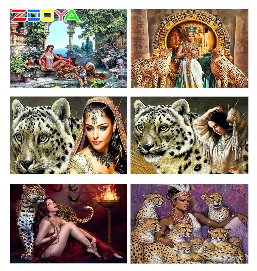 

Diamond Painting Leopard Diamond Embroidery Cheetah Beast A Picture Of Rhinestones Mosaic Drawings Jungle Animals Picture H829