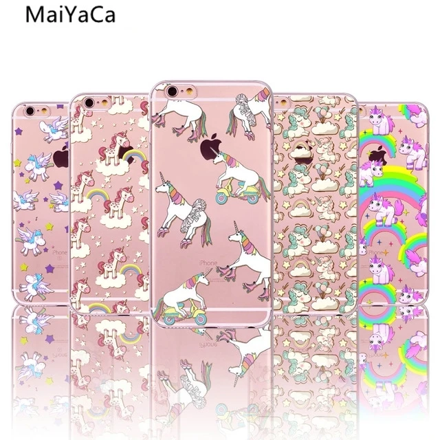 MaiYaCa 2018 новый милый телефон с единорогом чехол s для iPhone 4S/5C/55/6/6 S/7/8/XR XS Max/PLUS