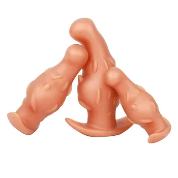 Spike Anal Dildo Go-Out Strap On Masturbators Anal Plug Sex Toys For Women Men Vaginal Anus Butt Plug Dildos Wearable Anal Toys 4