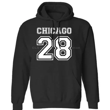 

Chicago 28 Stylish Number Slogan Quality men's (woman's available) Mens Unisex (Womens) Winter Hoodies Sweatshirts Free Shipping