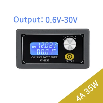 

CNC DC-DC Buck Boost Converter CC CV 0.5-30V 4A Power Module Adjustable Regulated power supply For Solar Battery Charging sk35