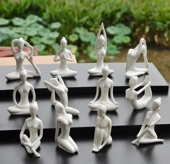 

DESKTOP SIMPLE HOME YOGA HALL DECORATIVE CERAMIC CRAFTS YOGA DECORATION GIFTS ZEN DECORATION WEDDING ACCESSORIES