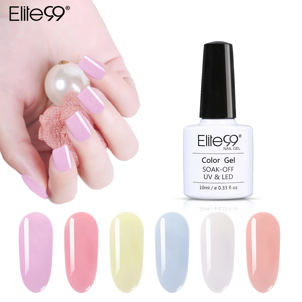 

Elite99 Jelly UV Gel Nail Polish Soak Off Translucent Gel For Nail Art Manicure Vernis Semi Permanent Nude Nails Gel Varnish