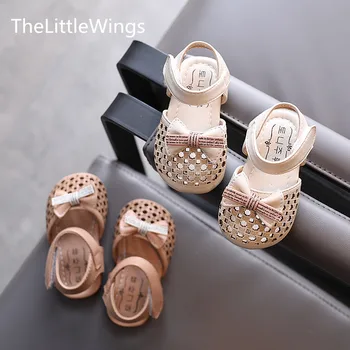 

Children's sandals 2020 spring and summer new Korean soft bottom antiskid girl princess Flat toddler shoes 0-1-3 years old