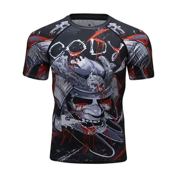 

Mens T shirt Compression Shirt New Batman 3D Printed T shirts Men Raglan Short Sleeve Superhero Fitness Tops CODY LUNDIN