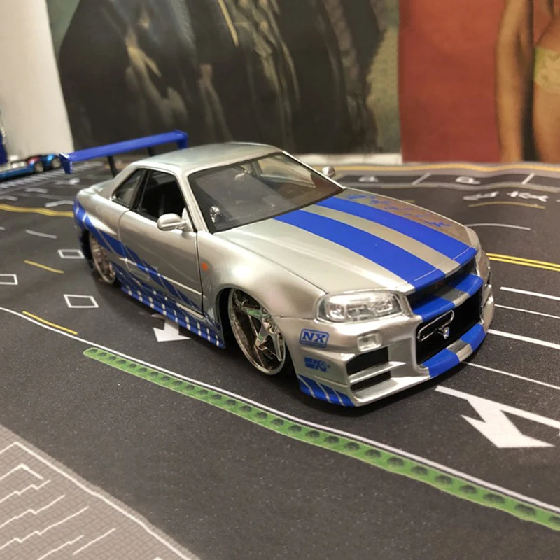 Nissan Skyline Gt-r Fast & Furious Escala 1/24 Diecast Jada | Cuotas sin interés