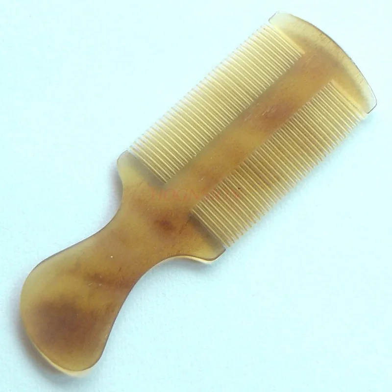 

dandruff comb Natural White Corner Comb Tweezers Fine Tooth Combs Shaving Head Combing Scorpion Horn Scraping Dandruff