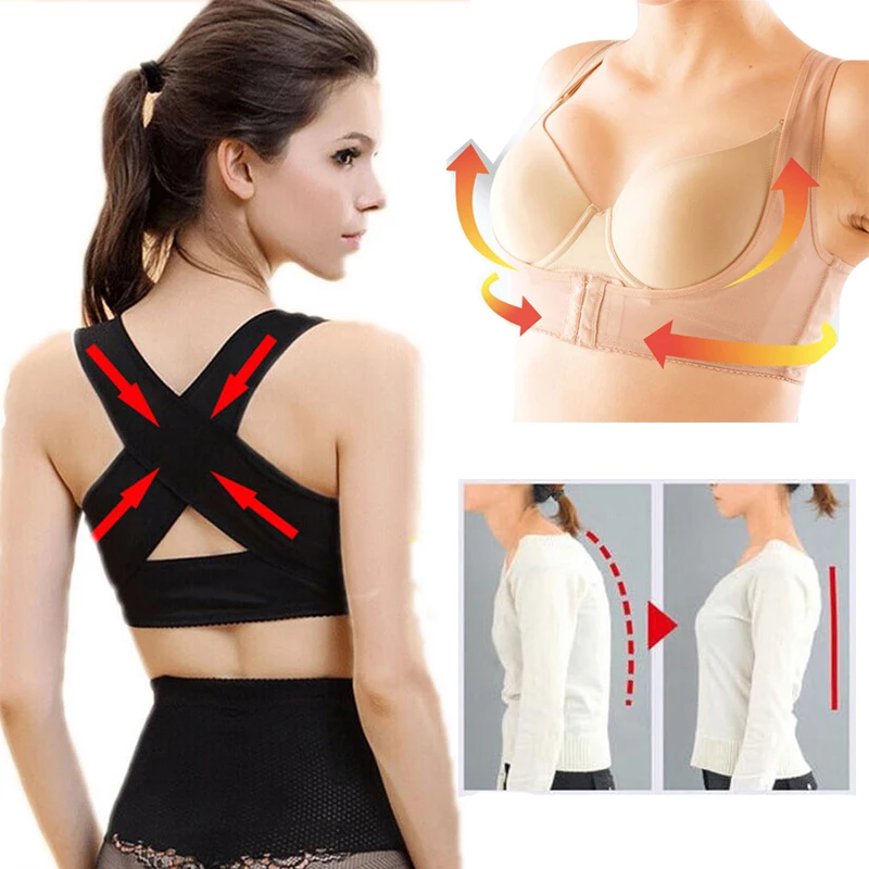 

Elastic Back Support Belt Adjustable Chest Posture Corrector Clavicle Spine Shoulder Back Posture Corrector Brace Belt Bone Care