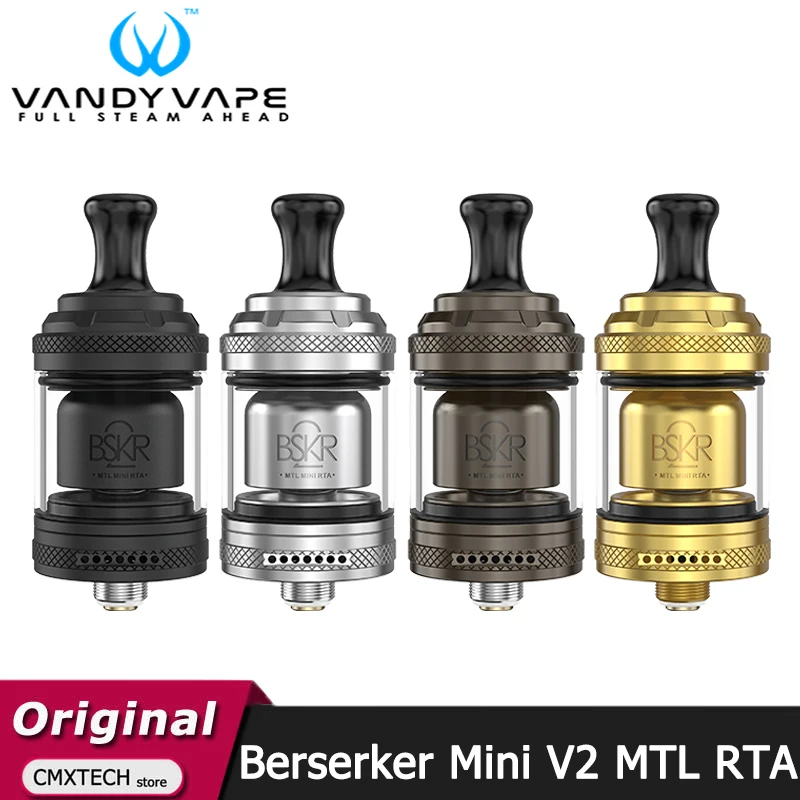 Оригинальный испаритель Vandy Vape Berserker Mini V2 MTL RTA Tank 2 мл электронная сигарета