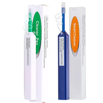

2pcs One-Click Cleaner Optical Fiber Cleaner Pen Cleans 2.5mm SC FC ST and 1.25mm LC MU Connector Over 800 Times 5.0