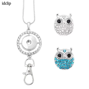 

idclip Womens Office Lanyard ID Badges Holder Necklace Jewelry Charms Pendant Clip 1 Lanyard 2 Bling Snap