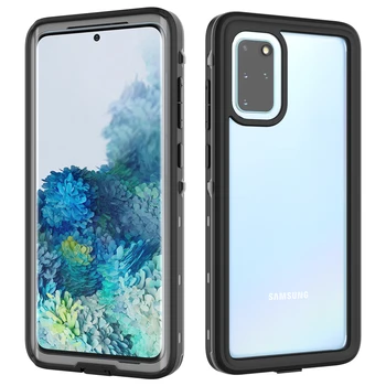

For Samsung Galaxy S20 Plus 6.7 Case Waterproof IP68 360 Degree Shockproof Diving Underwater Cover S20 Ultra Case Transparent