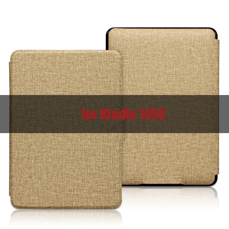 Умный чехол для Kindle 558 958 1499, ультратонкий Магнитный чехол из искусственной кожи 6 дюймов для Kindle Paperwhite 1/2/3/4 - Цвет: Gold-5