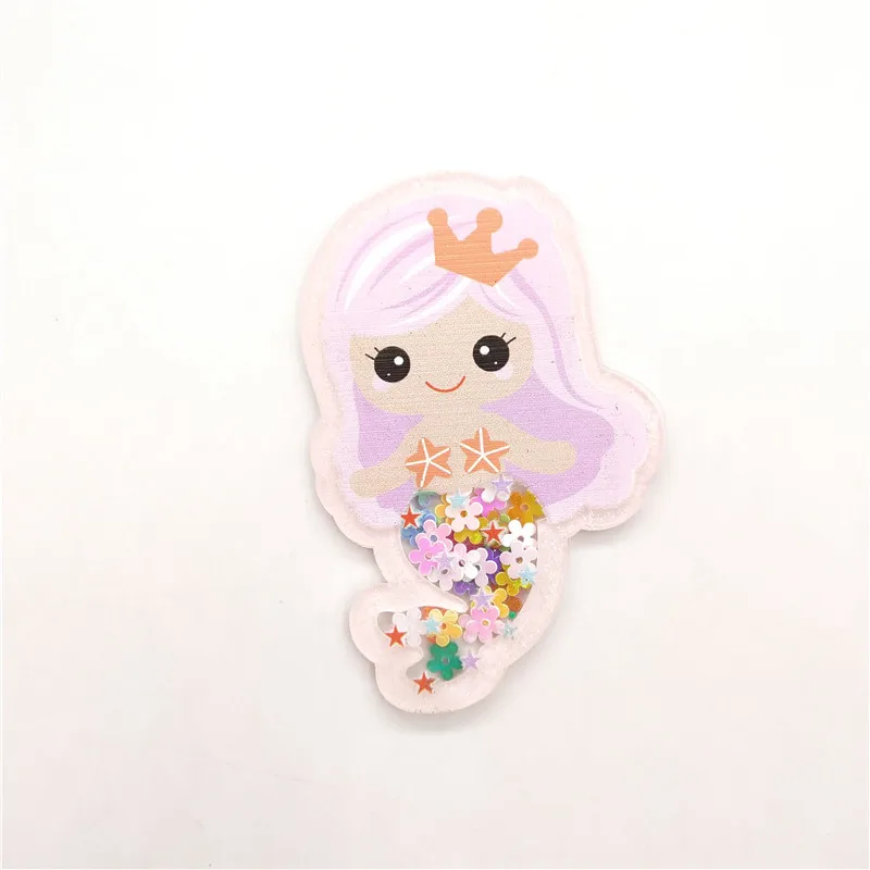 Multi sytle Christmas Tree Santa Quicksand Cover For Phone DIY Sequin Patch - Цвет: 7