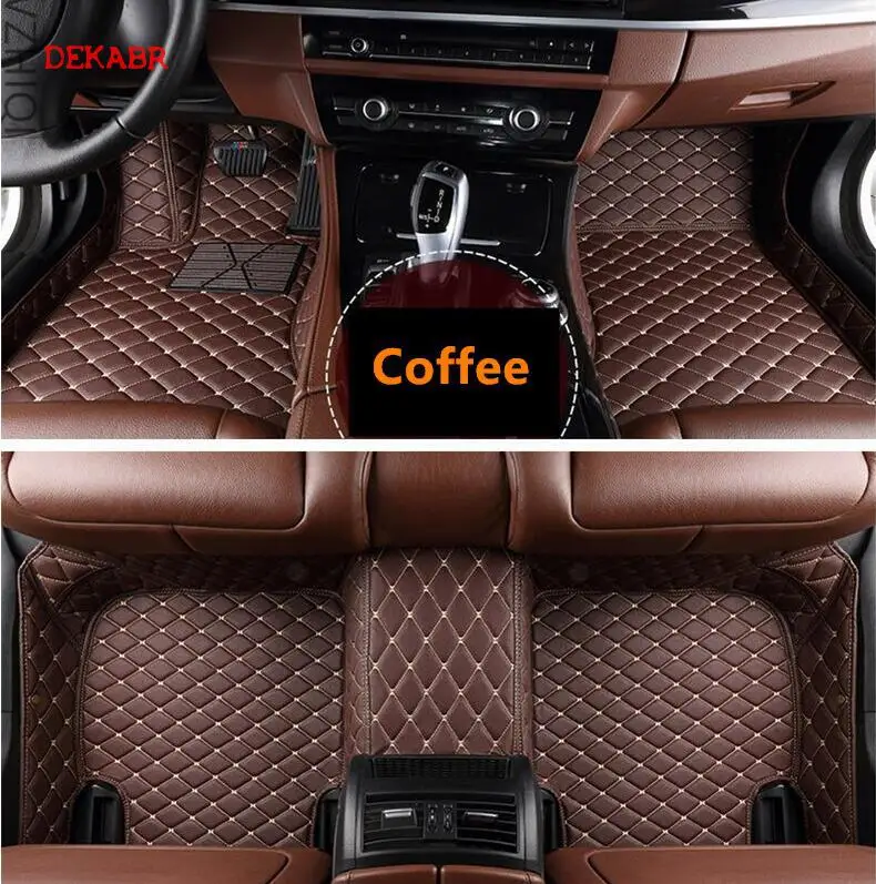

Car Floor Mat For Land Rover Range Rover 2013-2021 Foot Carpets Step Mats High Quality Leather