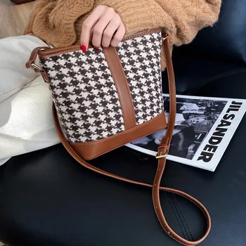 

Bucket Luxury Brand Designer Leather Crossbody Messenger Bags For Women 2021 Fashion Shoulder Bag Lady Handbags High Capacity