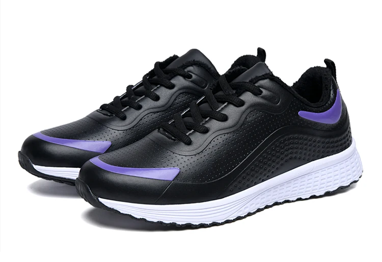 Tenis feminino zapatos mujer; коллекция 2019 года; сезон осень-зима; женская обувь для тенниса; уличная плюшевая теплая спортивная обувь для бега на