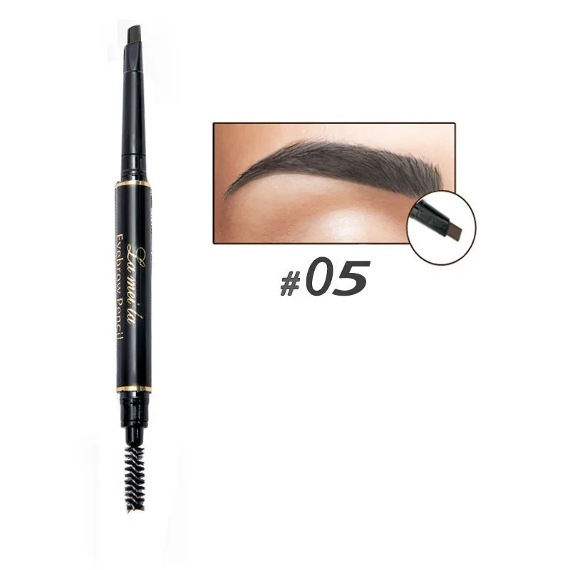 Natural Eyebrow Pencil Cosmetics Long Lasting Paint Eye Brow Tattoo Tint Pen Eyebrow Waterproof Black Brown 5