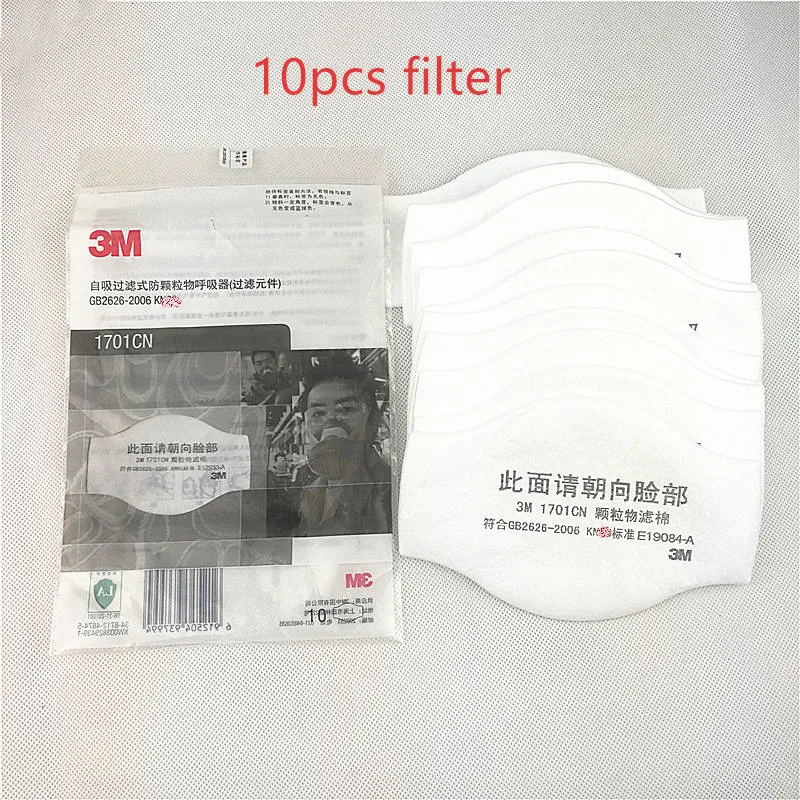 3M 1705CN Filter Cotton Cooperate With 3M 1212 Mask Together Use 10Pcs/Lot