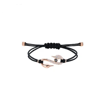 

New Fashion Charms 925 Original Copy SWAn Female Jewelry,Swa Power Collection Swan Bracelet With Logo Jewelry Gift