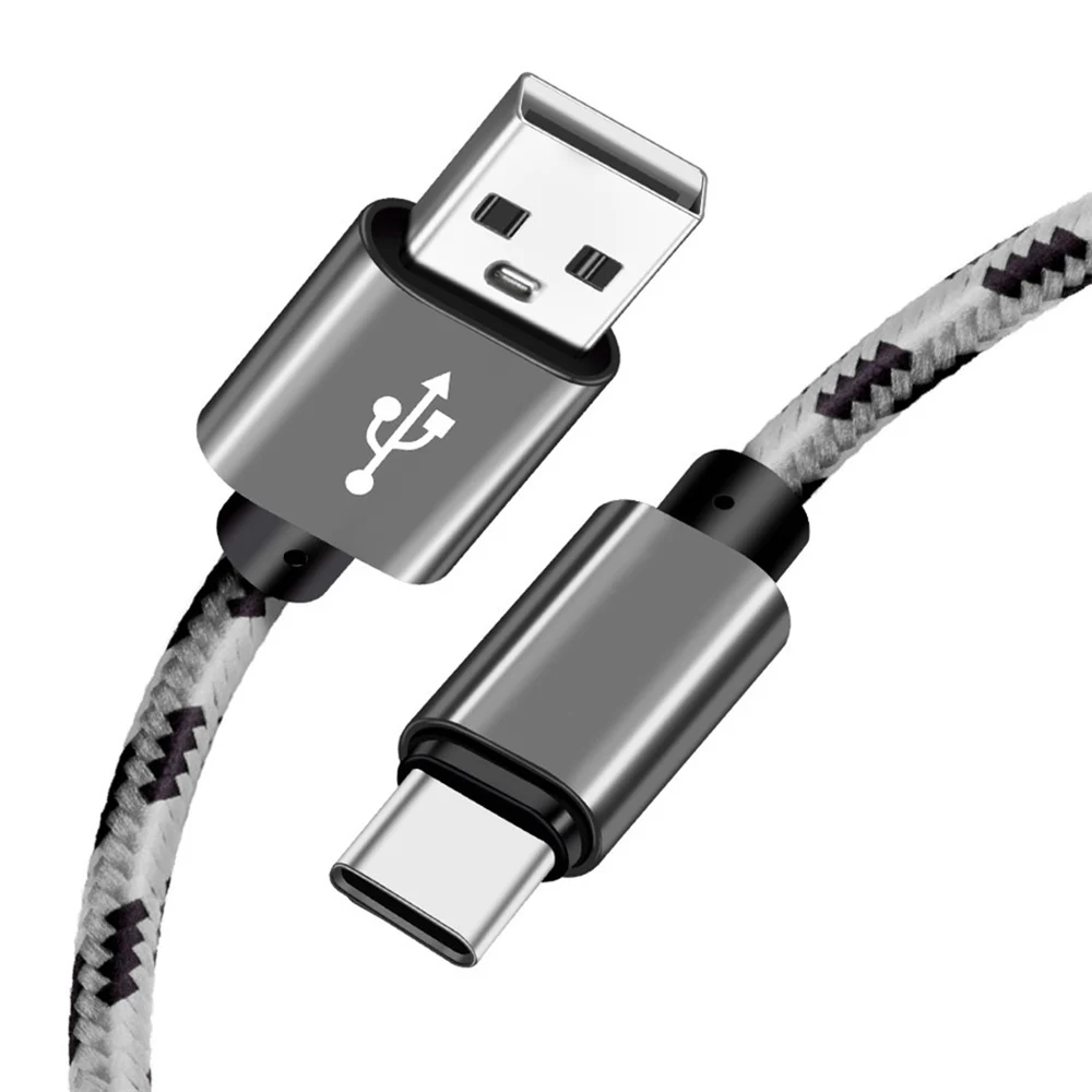 3A usb type-C кабель 1 м 2 м 3 м Быстрая зарядка type-C USB кабель для samsung S10 S9 S8 xiaomi redmi note 7 QC 3,0 кабели для мобильных телефонов