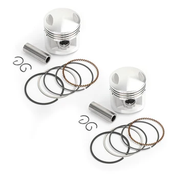

Artudatech 47MM 47.25MM Engine Piston Rings Pin Kit For Honda Rebel 150cc CA125 CM125 CD125T CB125T CD CB 125TParts