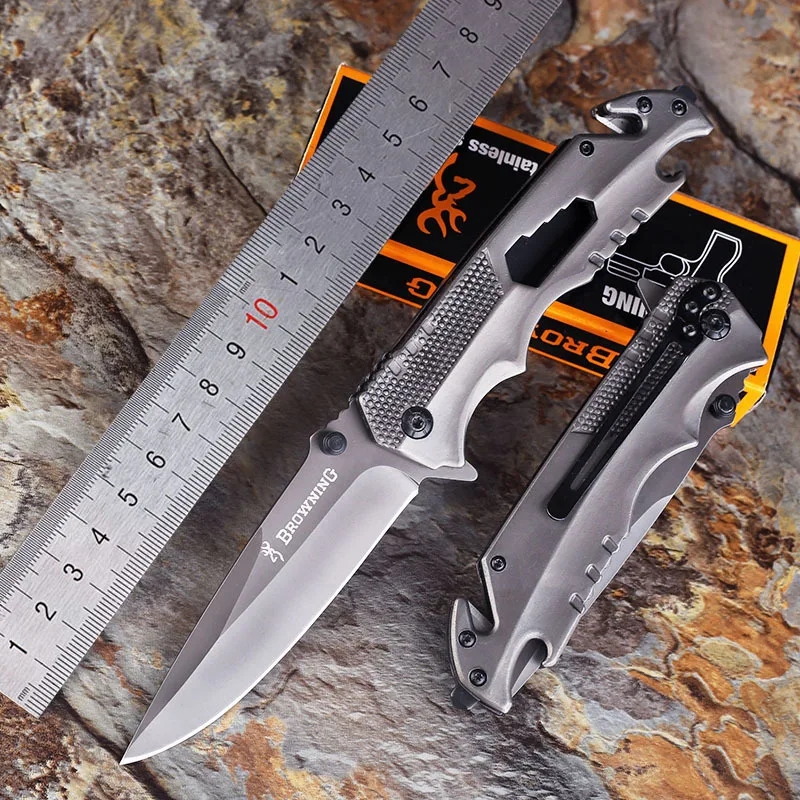 Складной нож Browning с наружным инструментом кемпинга выживания высокой твердости армейский нож многофункциональный складной нож