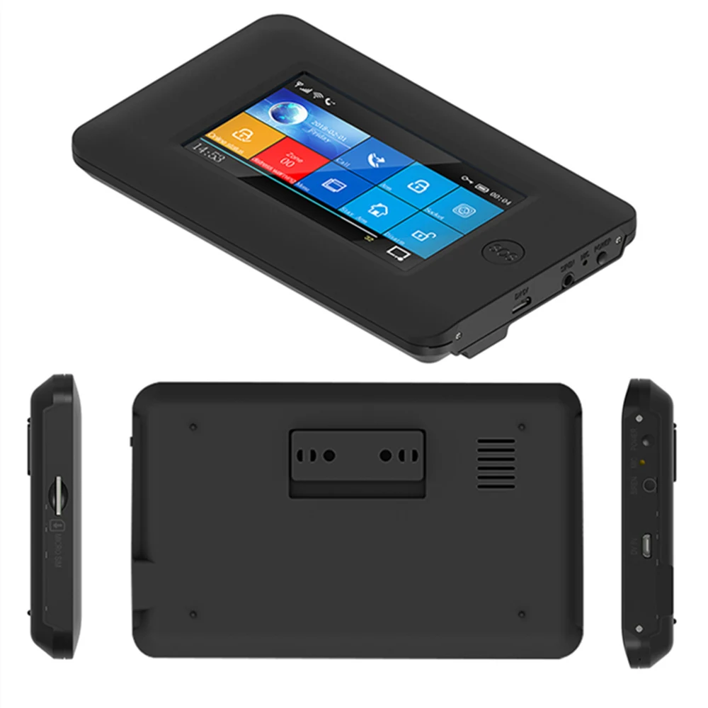 UBONTOO, 433 МГц, беспроводной сенсорный цветной экран, wifi, GSM, GPRS, RFID карта, охранная сигнализация, умный дом, безопасность, сделай сам, сигнализация