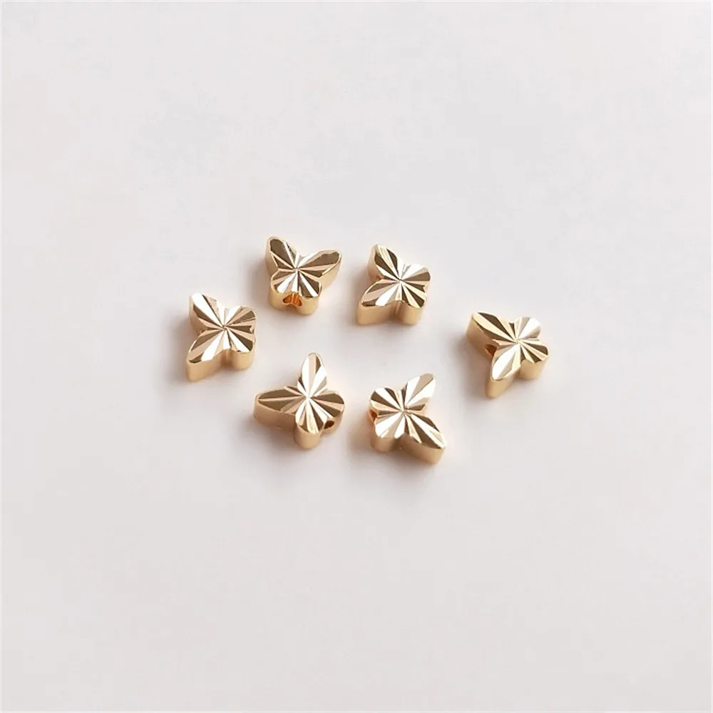 Рисунок 5 - Позолоченные бусины-бабочки 14 к