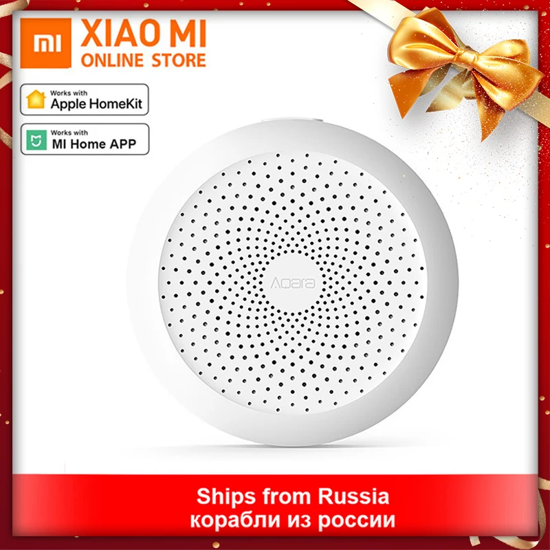 Xiaomi Aqara 100% Original Hub Mi Gateway with RGB Led night light Smart work with For Apple Homeki