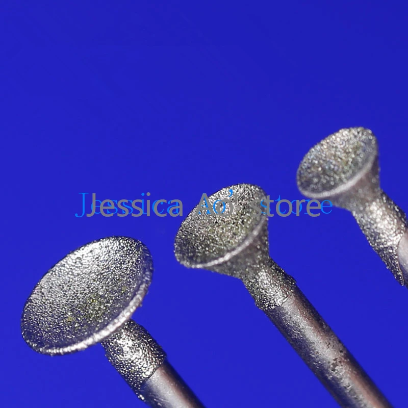 10-30pcs 0.5-16mm Q Diamond Grinding Needle Concave Carving