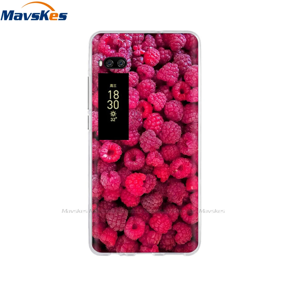 For Meizu Pro 7 Case 5.2" Fundas Coque Back Cover For Meizu Pro 7 Plus 5.7" Phone Cases Soft TPU Painted Silicone Bumper Shell 