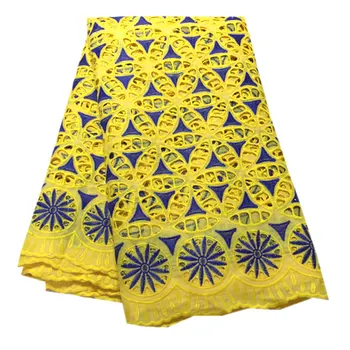 

Newest embroidered swiss lace fabric african lace fabric swiss voile lace in switzerland 5yards nigerian lace fabric for dress