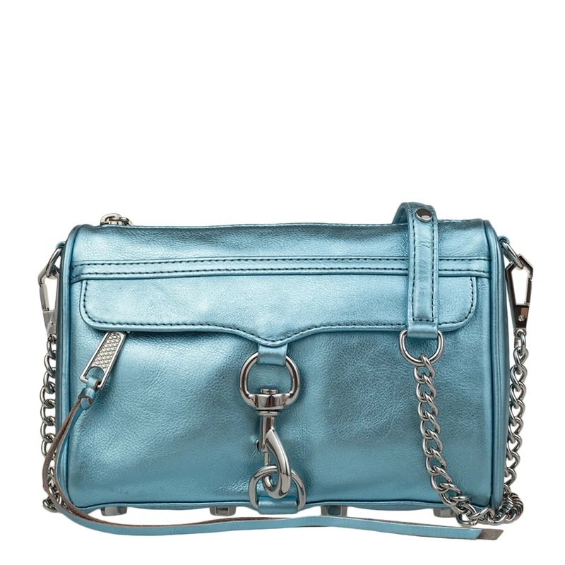 Оригинальные и брендовые новые роскошные женские сумки через плечо Rebecca Minkoff Mini M.A.C HSP7GFCX01/HF17EMTX01/HF16INUX01 - Цвет: Blue 117000158
